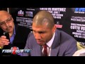 Cotto vs Martinez scrum: Cotto on sparring Pacquiao, Canelo, Chavez Jr.