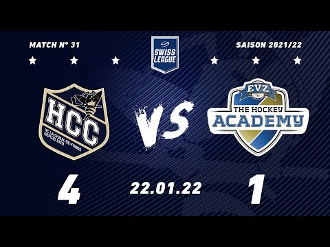 22.01.2022 HC La Chaux-de-Fonds - EVZ Academy (4-1)