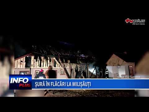 Șură în flăcări la Milișăuți