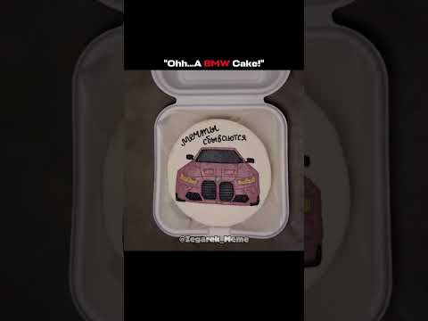 I Gave Him a Cake But It Was Actually a Car 😱 #bmw #cakereveal #prank