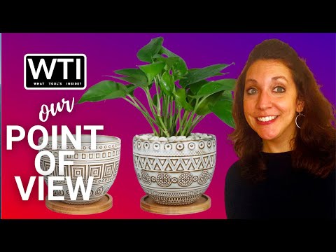 GE GEP Gardening Geometry Ceramic Planters - WTI product video review