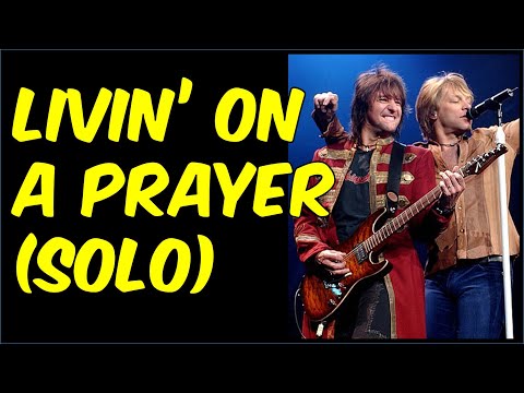 Living On A Prayer Guitar Lesson Bon Jovi | Guitar Solo FREE TAB