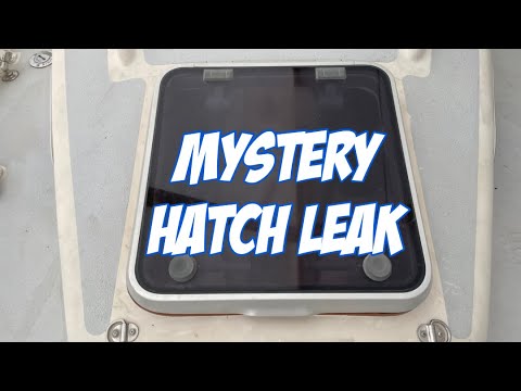 Contessa 26 Refit ep.41 - Repairing a Forward Hatch Leak