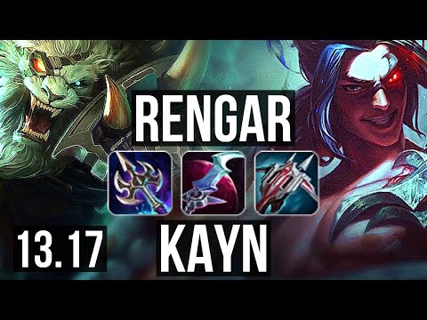 RENGAR vs KAYN (JNG) | 10/1/12, 400+ games | NA Diamond | 13.17