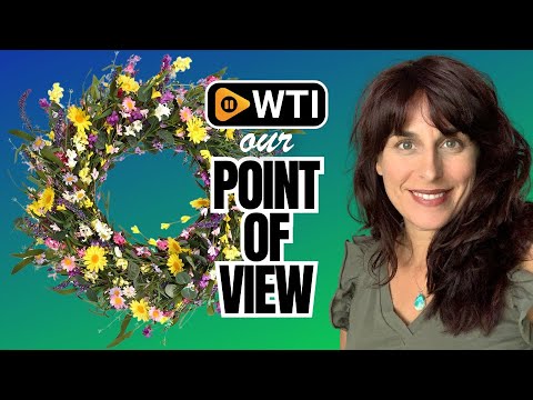 J'FLORU Spring Wreath 24 Inch - WTI product video review