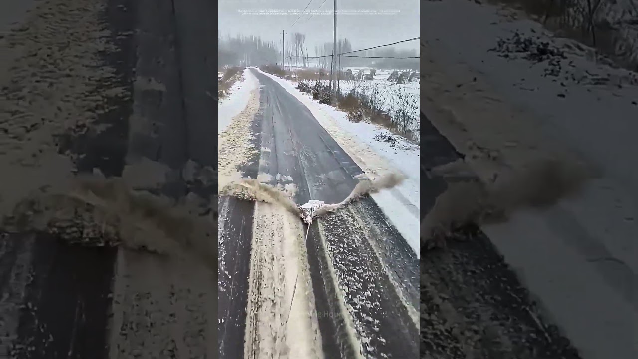 Innovative Snow Removal: Using Rope-Operated Tools for Road Clearing
