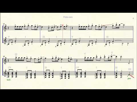 Chamber Music # 53 "Pizza-cato" by Paco Valeriano. Classical Guitar Pedagogy