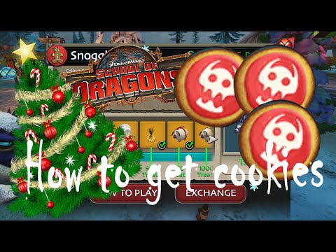 Guide and suggestions on how to get cookies - School of dragons Snoggletog event 2020