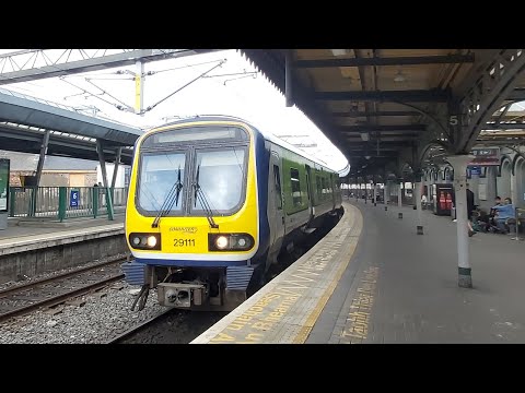 Ride From Connolly to Bray onboard 29000 class Commuter train 29111.