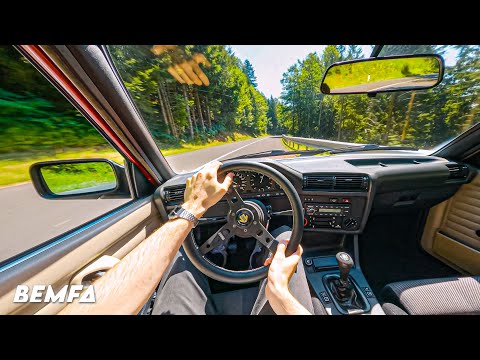BMW E30 318is - POV Mountain Run | Intake + Exhaust Sound | 4K