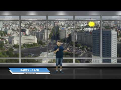 RARES PANCIU ne prezintă vremea - Proiect Meteo cu Daniel Nițoiu la Școala TV Dicție.ro