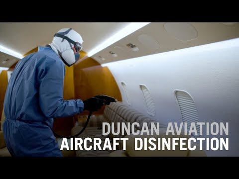 Duncan aviation aircraft disinfection service