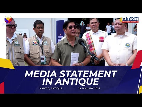 Media Statement in Antique 01/19/2026