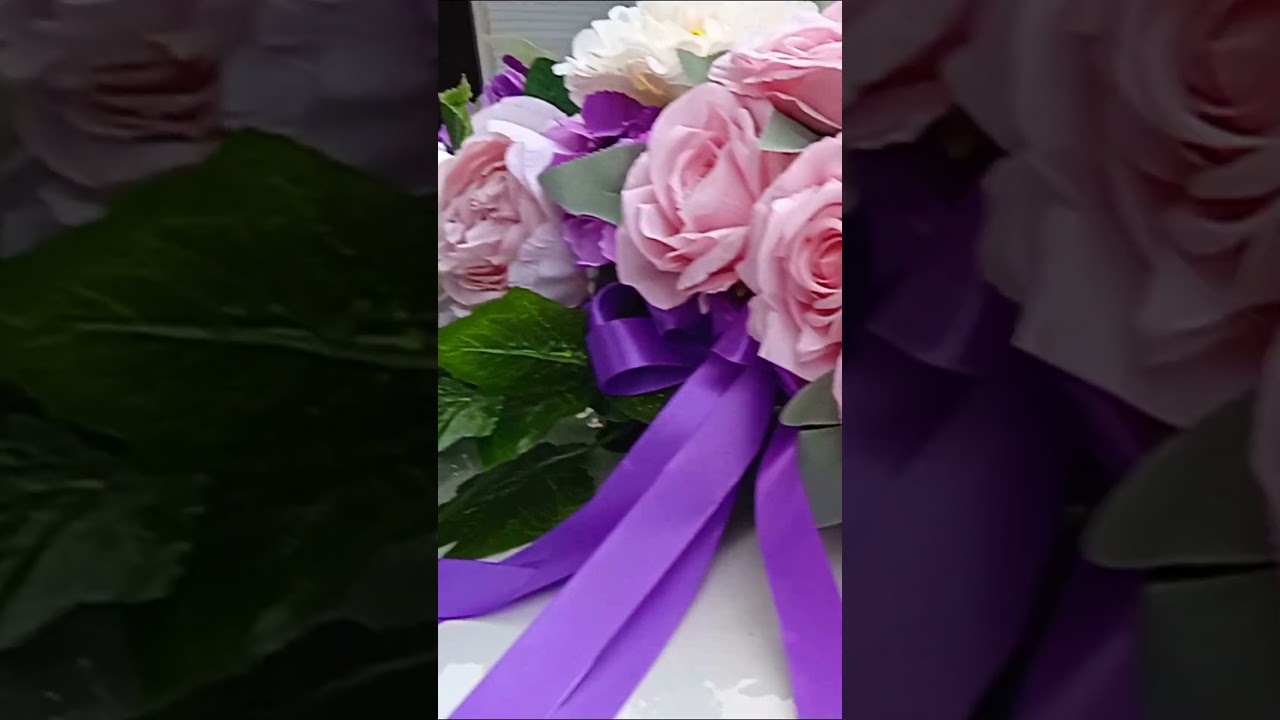 Video Menghias Mobil Pengantin dengan Bunga #shorts