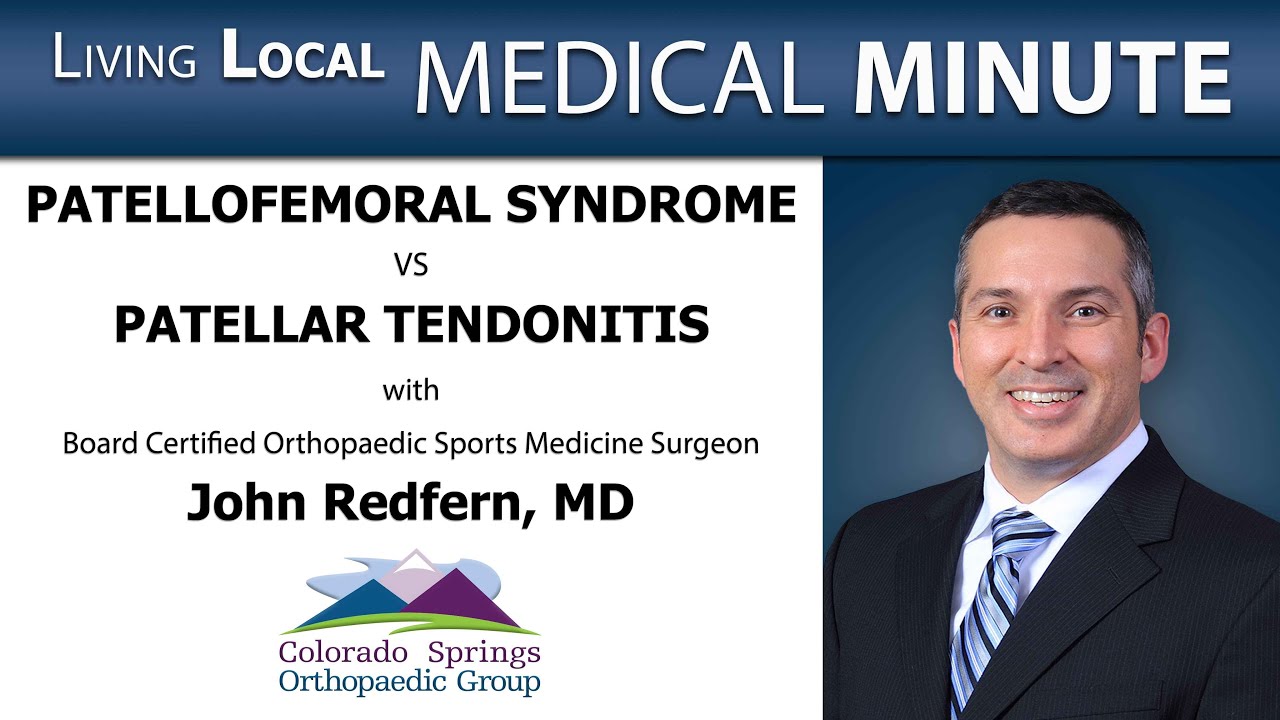 Part 1 Patellofemoral Syndrome vs Patellar Tendonitis with Dr. John Redfern on Loving Living Local