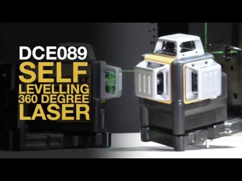 Kryžminių linijų lazeris DeWALT DCE089D1R video