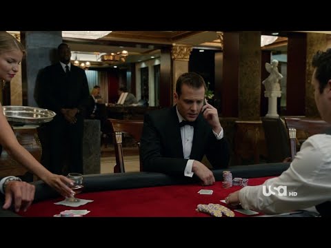 Harvey playing poker like a boss | Suits 2x06