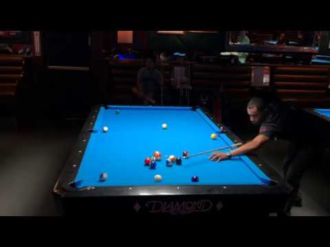 Alex Pagulayan vs Josh Roberts - 1 pocket set. 10-8 handicap, race to 4.