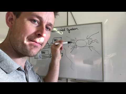 How and why we get an airlock out of a pressurised system