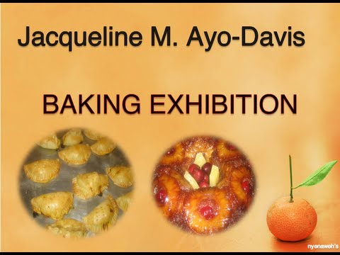 Jacqueline M. Ayo-Davis - CBS BAKING EXHIBITION