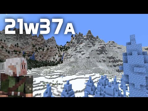 What's New in Minecraft Snapshot 21w37a? ALL The World Generation Changes!