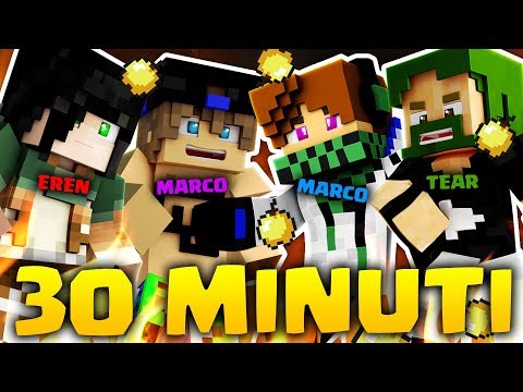 30 MINUTI DEVASTANTI CON EREN TEAR E MARCO - Minecraft BEDWARS ITA
