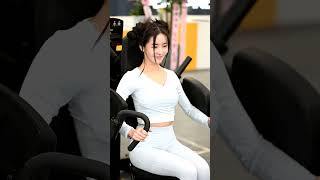 2023 스포엑스 카이로스 전시관 맥심 피트니스모델 신새롬 운동 시연 레깅스 입은 모델 룩북