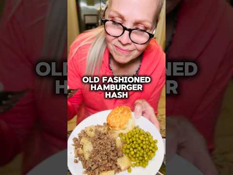 Old fashioned hamburger hash. #shorts #comfortfood #supper #homecooked #beef