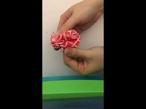 Easy No Sew Circle Fabric Flower Tutorial