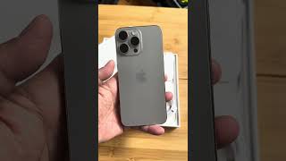 iPhone 15 Pro Max Natural Titanium | iPhone Launch Day