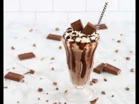 Kid's  Favorite CHOCOLATE MILKSHAKE 🍫😋.