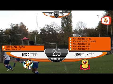 11 11 2018    Tos Actief vs Soviet United