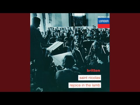 Britten: Saint Nicolas, Op. 42: The Birth Of Nicolas