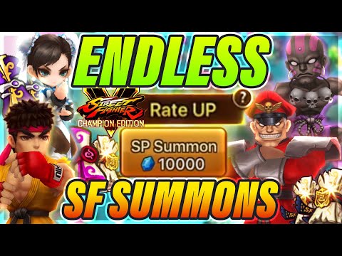 SP Summons = BOOSTED Rates?! - ENDLESS Street Fighter NAT 5s!