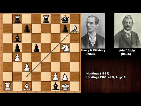 Interesting Game: H. N. Pillsbury vs Adolf Albin - Hastings (1895)