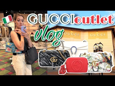 Follow me around the Gucci Outlet in Serravalle | Italy luxury shopping VLOG
