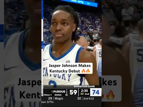 Jasper Johnson sah gegen Nr. 1 Purdue beeindruckend aus 🔥 #collegebasketball #basketballhighlights