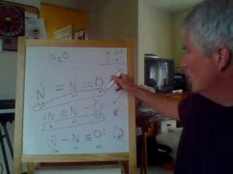 Silberberg 10.6 - Lewis structure of Nitrous Oxide (N2O)