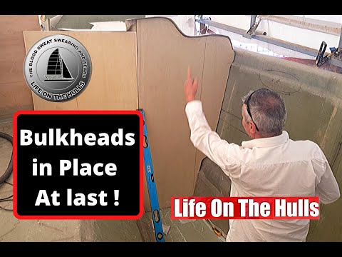 Ep112 Cabin Floor Tabbing and Head Mods - Life On The Hulls - Building a 40ft Catamaran