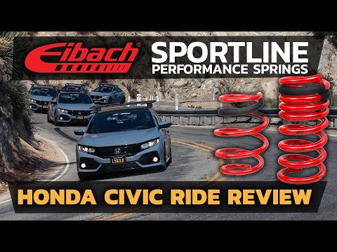 Eibach Sportline Performance Springs Honda Civic Ride Review