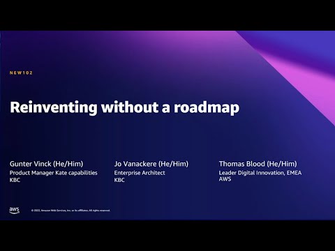 AWS Summit Brussels 2022 - Reinventing without a roadmap | AWS Events