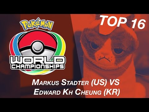 CHAMPIONNAT DU MONDE POKEMON 2016 : Day 2 - TOP 16 - Markus Stadter (US) VS Edward Kh Cheung (KR)