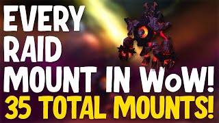 EVERY Raid Mount in World of Warcraft and How to Get Them