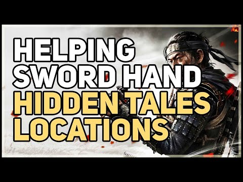 Hard to find Hidden Tales Ghost of Tsushima Helping Sword Hand