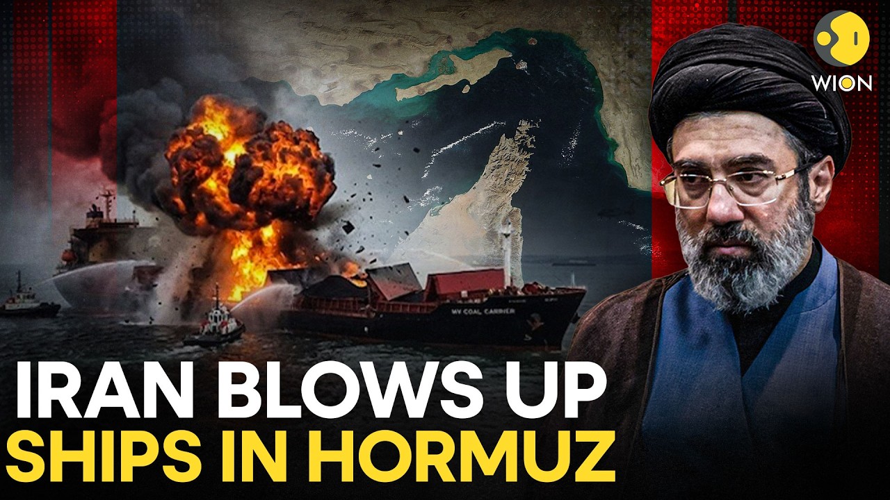 US-Iran War LIVE: Tehran Strikes Cargo Ships In Hormuz Strait, Maritime Tensions Escalate |  WION