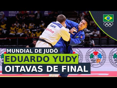 MUNDIAL DE JUDÔ DOHA 2023 - Eduardo Yudy (81kg) enfrenta François Gauthier-Drapeau (Canadá)