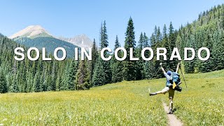 My First SOLO Backpacking Trip | 13 Miles Alone in Colorado