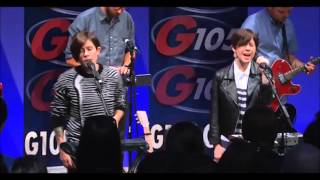 Tegan and Sara - How Come You Don&#39;t Want Me @ G105 Listener Lounge