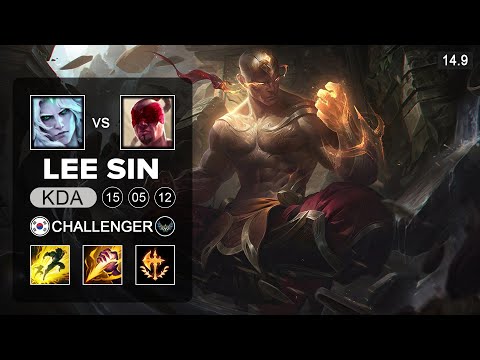 Lee Sin vs Viego Jungle   KR Challenger   Patch 14 9 Season 14