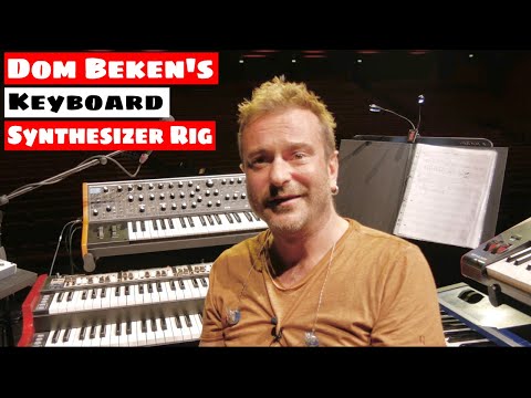 Dom Beken's Keyboard & Synthesizer Rig On Tour With Nick Mason's Saucerful Of Secrets